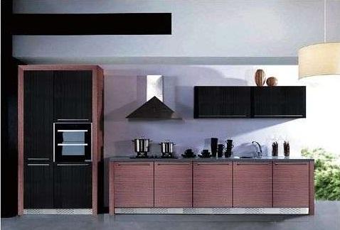 現(xiàn)代風(fēng)不銹鋼整體櫥柜